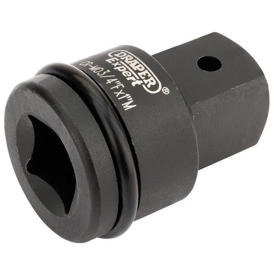 Draper Impact Socket Converter 3/4"(F) x 1"(M) Hardened & Tempered 93481