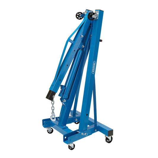 Draper Hydraulic Engine Crane 2 Tonne Rapid Lift Folding Max Capacity 500k 93510