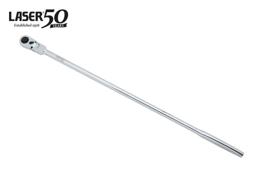 Laser Tools XL Flexi Head Ratchet with Comfort Handle 1/2"D - 50th Anniversary 9363