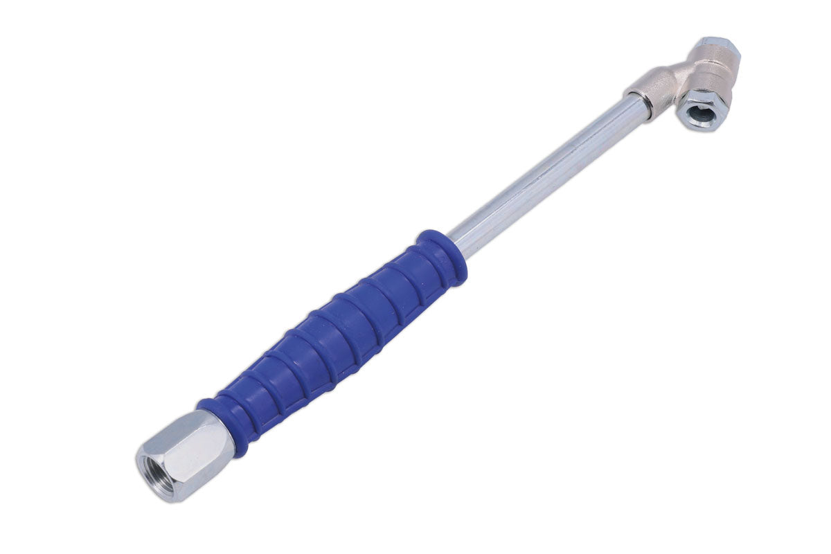 Laser Tools Twin Head Tyre Valve Connector Length 230mm Thread 1/4" BSP 9367