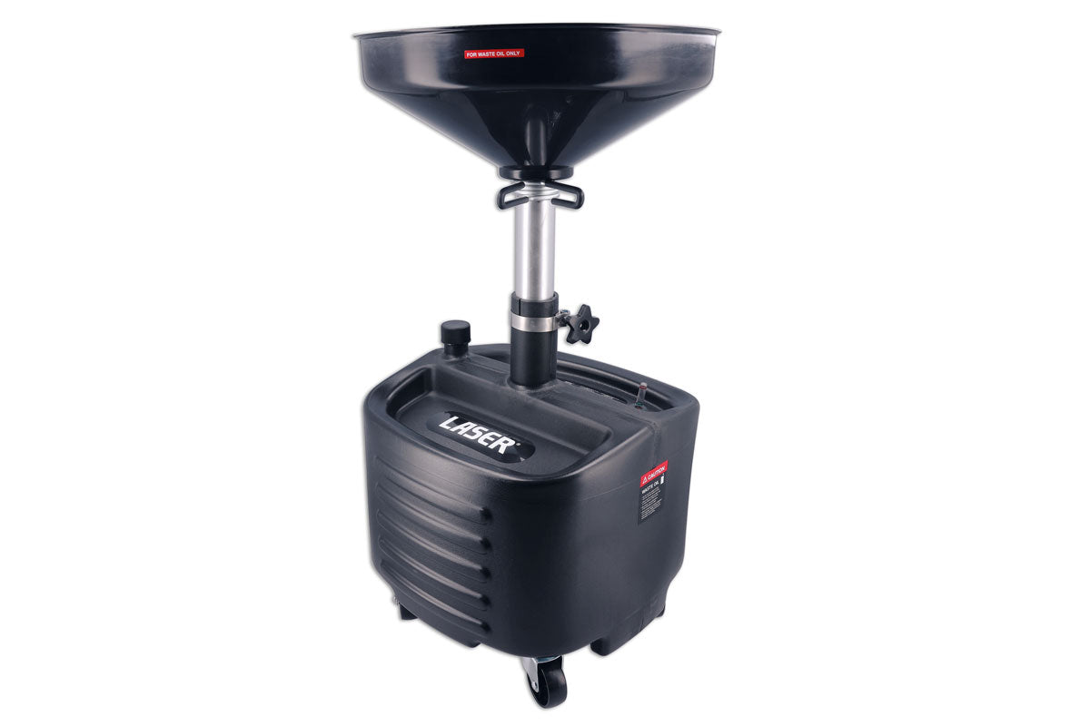 Laser Tools Oil Drainer with Extending Catch Pan 30L 9392