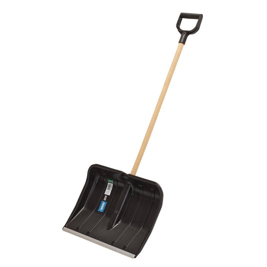 Draper Large Snow Shovel with Wooden Handle Length 1240mm 94107
