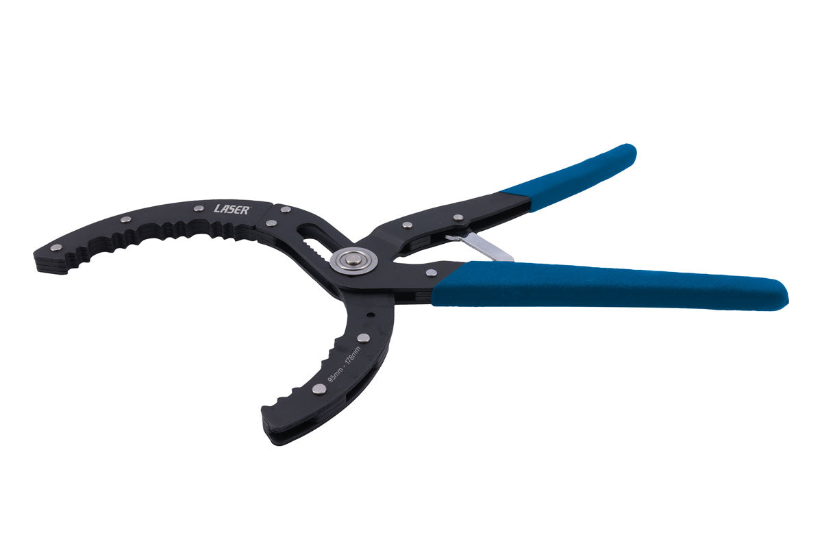 Laser Tools Self-Adjusting Oil Filter Pliers - 457mm (18") HGV 9416