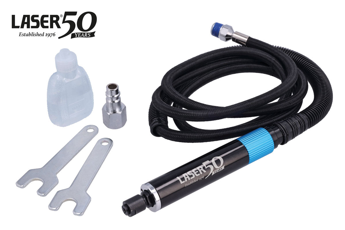 Laser Tools Air Pencil Die Grinder with Dual Collet 3mm/6mm - 50th Anniversary 9419