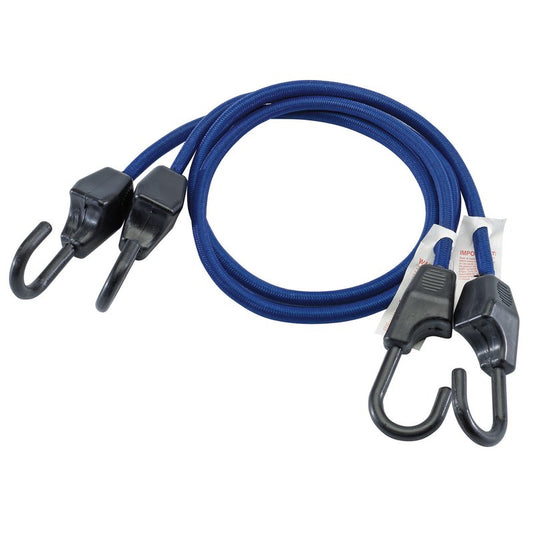 Draper Heavy Duty Bungees 800mm Pack of 2 Steel hooks with plastic coating 94190