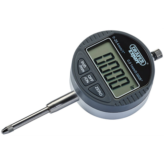 Draper Metric Imp Dual Reading Digital Dial Test Indicator 0 - 25mm 0 - 1" 94255