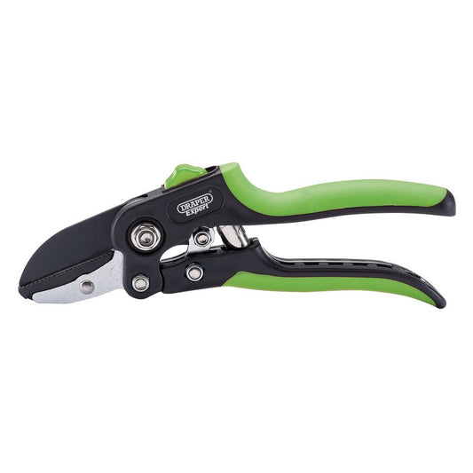 Draper Expert Anvil Secateurs 200mm Carbon Steel Blades Non Stick Coating 94983