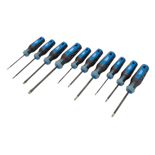 Draper Expert Diamond Tipped Screwdriver Set 10 Pc Greater Grip & Torque 95163