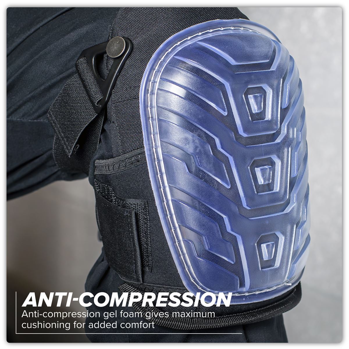 Sealey Hard Shell Gel Knee Pads - Pair 9711