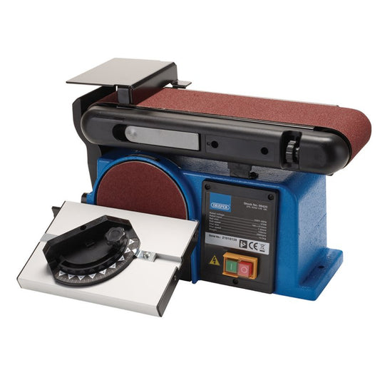 Draper 230V Belt and Disc Sander 370W pivot from 0-45 degrees 98420