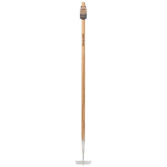 Draper Heritage Stainless Steel Draw Hoe With Ash Handle Hardened Tempered 99018