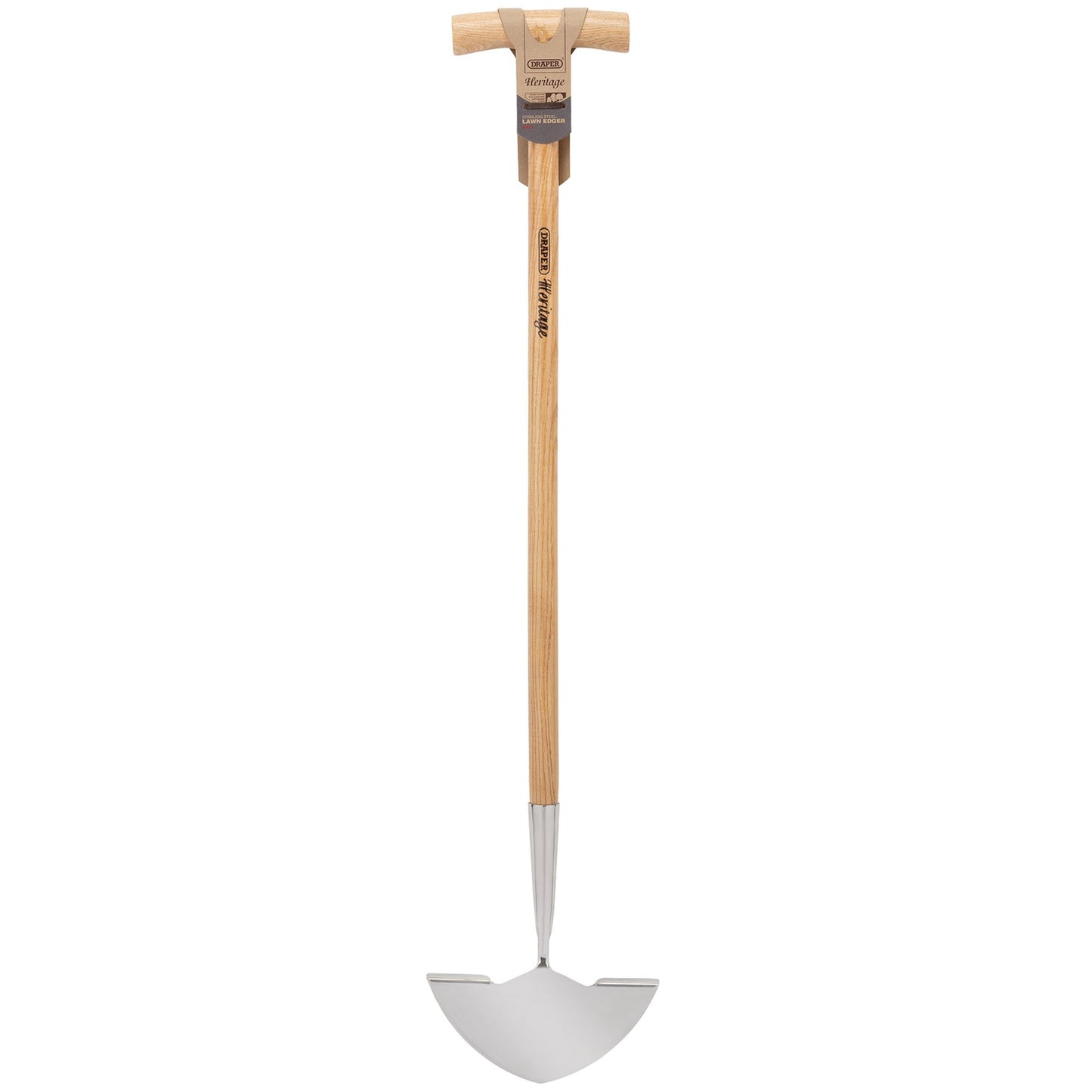 Draper Heritage Stainless Steel Lawn Edger with Ash Handle 99021