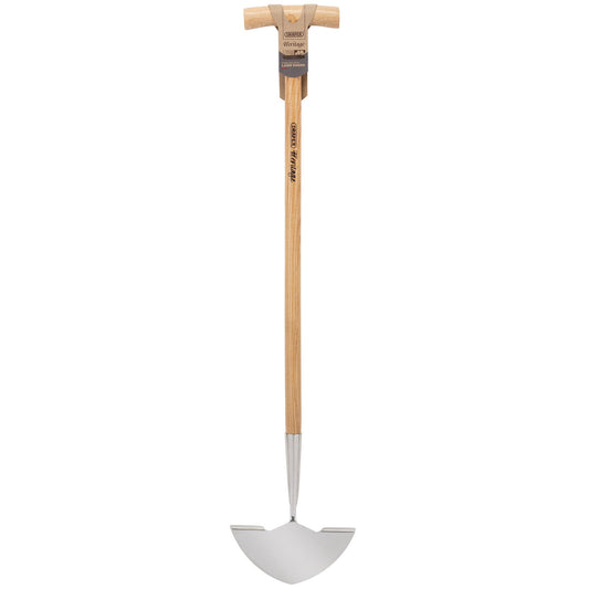 Draper Heritage Stainless Steel Lawn Edger with Ash Handle 99021