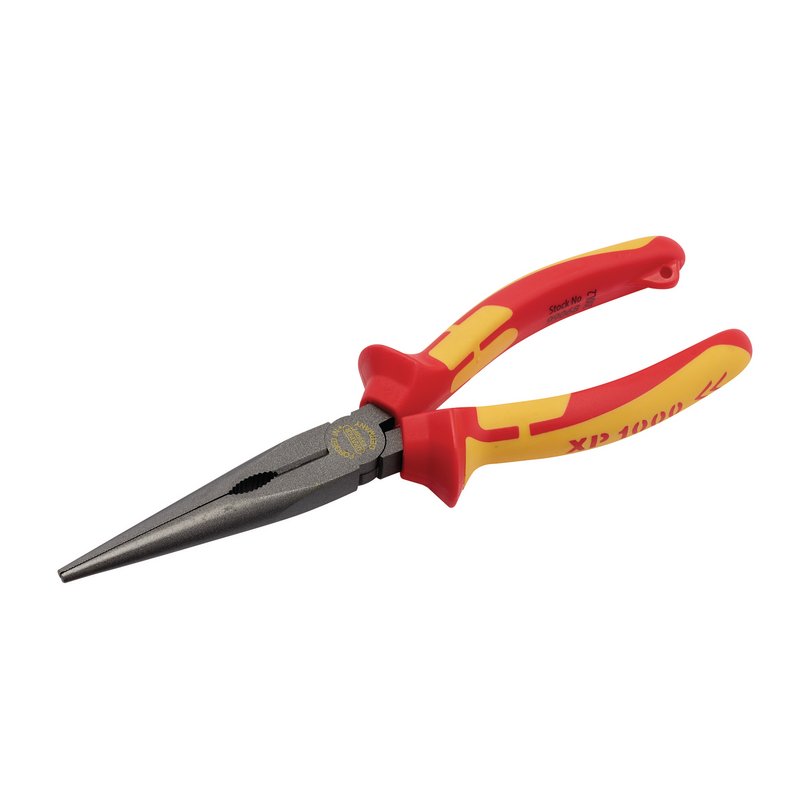 XP1000 VDE Long Nose Pliers 200mm Tethered Tested To 10,000V XP1000LN
