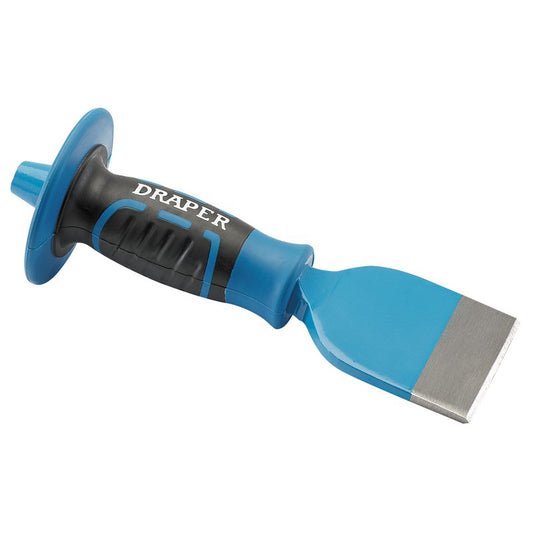 Draper Expert Brick Chisel Bolster with Guard 225 x 75mm Hardened Edges 99168