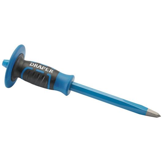 Draper Expert Point Chisel with Guard 300 x 16mm octagonal shank 99173