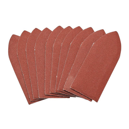 Draper Hook Loop Aluminium Oxide Sanding Sheets 32 x 92mm 240 Grit 10 Pack 99263