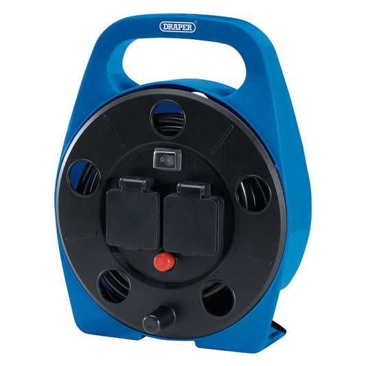 Draper 2 Way Cable Reel with LED Worklight 10m 13 Amp Max Capacity 3120W 99294