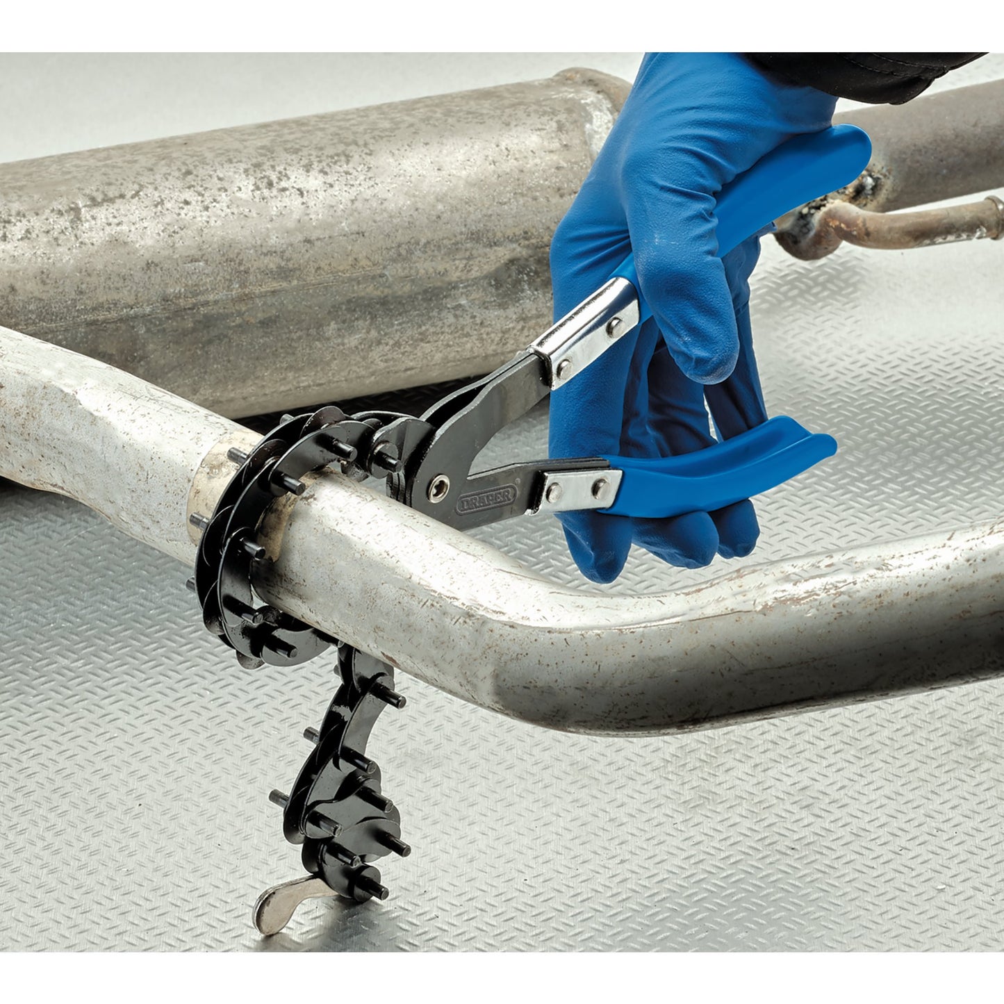 Draper Chain Exhaust Pipe Cutting Pliers Cuts Single Wall Pipes Up To 83mm 99495