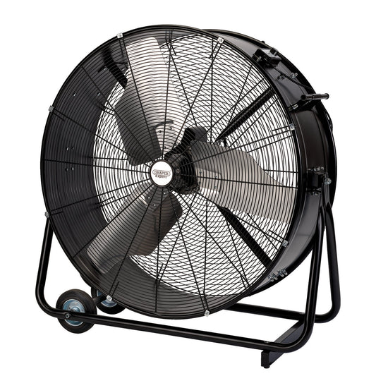 Draper Expert 230V High Flow Drum Fan 36"/900mm 410W 2 Speed 360 Rotation 99624