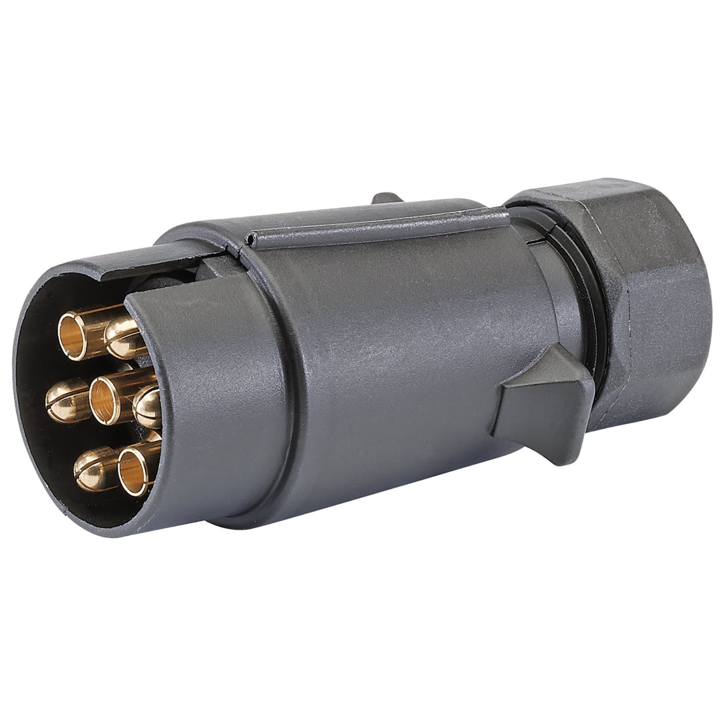 Draper 12V 7-Pin N-Type Towing Plug Attaches Vehicle Lights To Trailer 99668