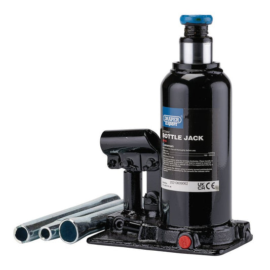 Draper Expert 8 Tonne Hydraulic Bottle Jack Lifting Range 198 to 394mm 99768