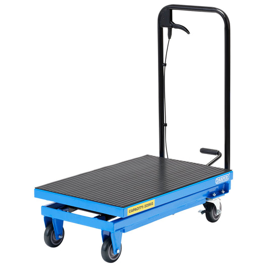 Draper Hydraulic Lifting Table 225kg Lifting Range 225-720mm Foot Pump 99814