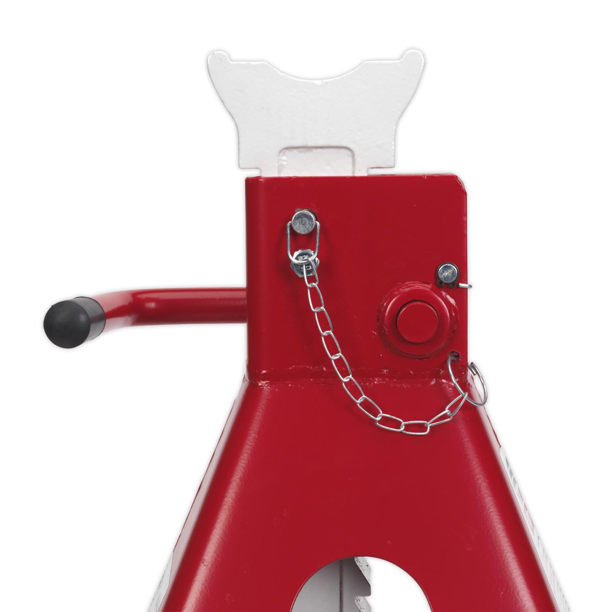 Sealey Axle Stands (Pair) 10 Tonne Capacity per Stand Auto Rise Ratchet AAS10000