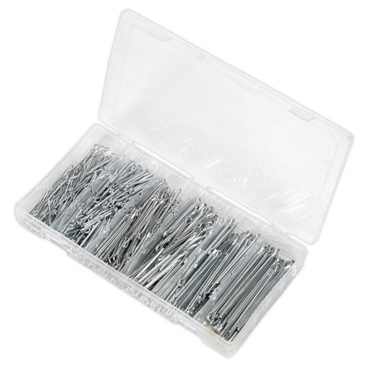 Sealey Split Pin Assortment 555pc Small Sizes Metric & Imperial AB001SP