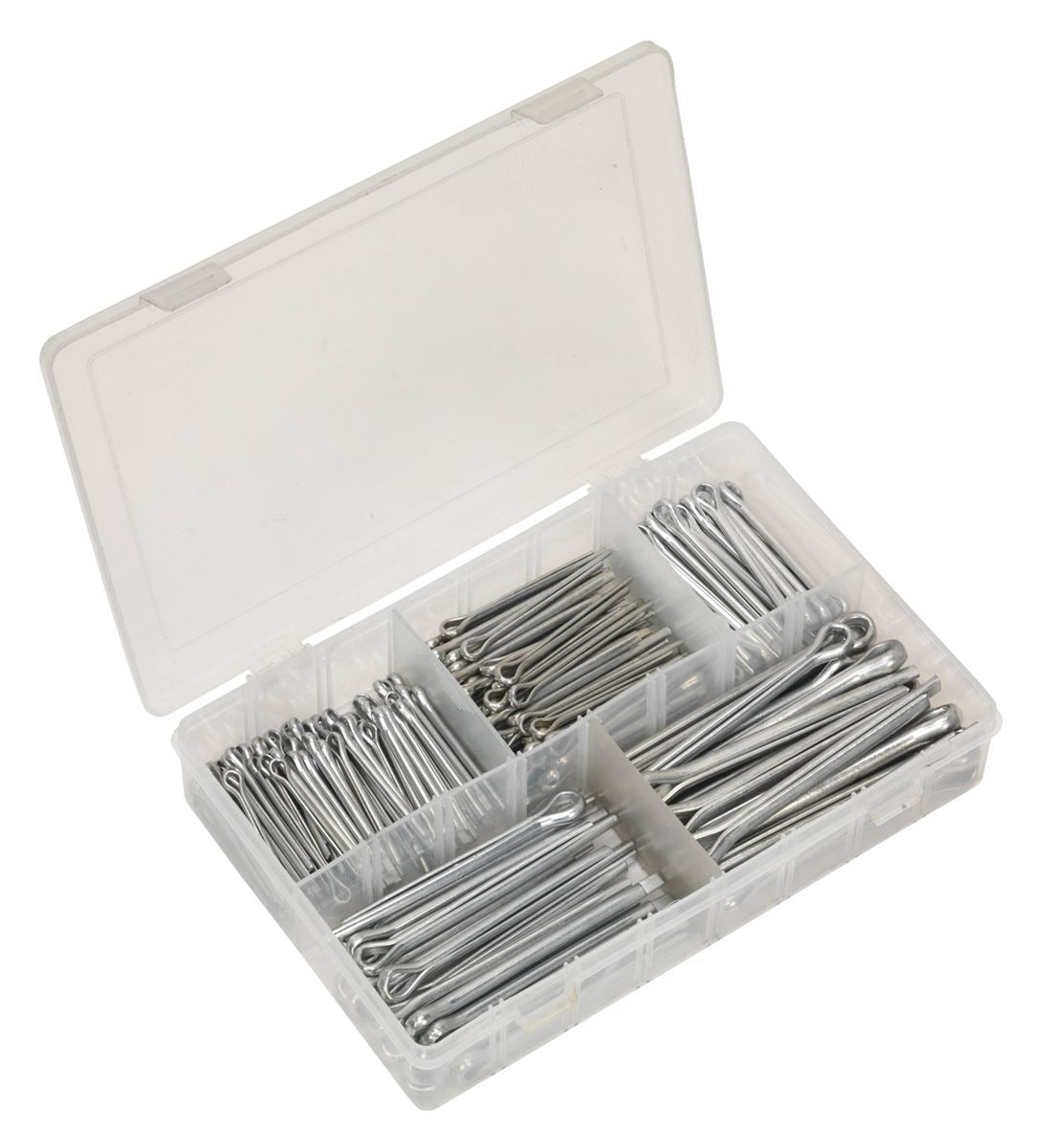 Sealey Split Pin Assortment 230pc Large Sizes Metric & Imperial AB003SP