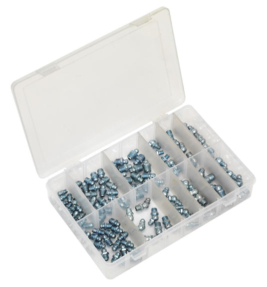 Sealey Grease Nipple Assortment 115pc - Metric AB008GN