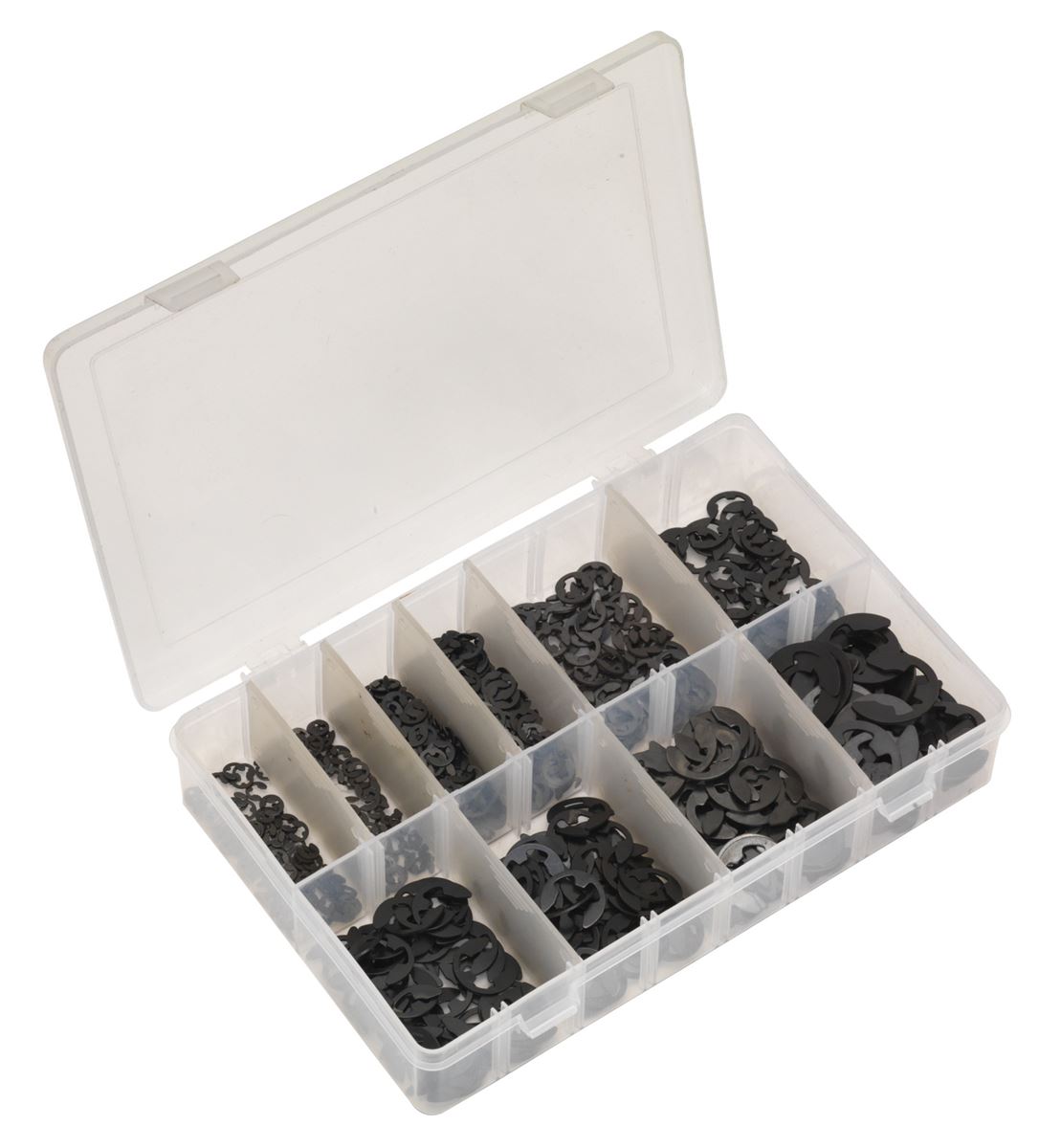 Sealey E-Clip Retainer Assortment 800pc Imperial AB013ER