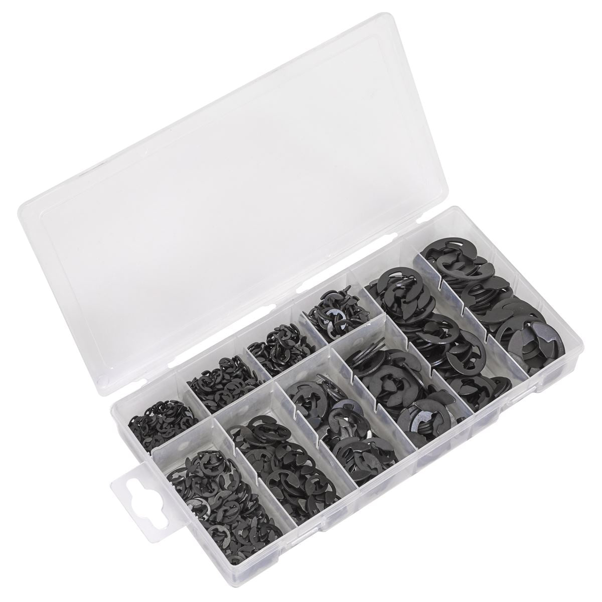 Sealey E-Clip Retainer Assortment 800pc Imperial AB013ER