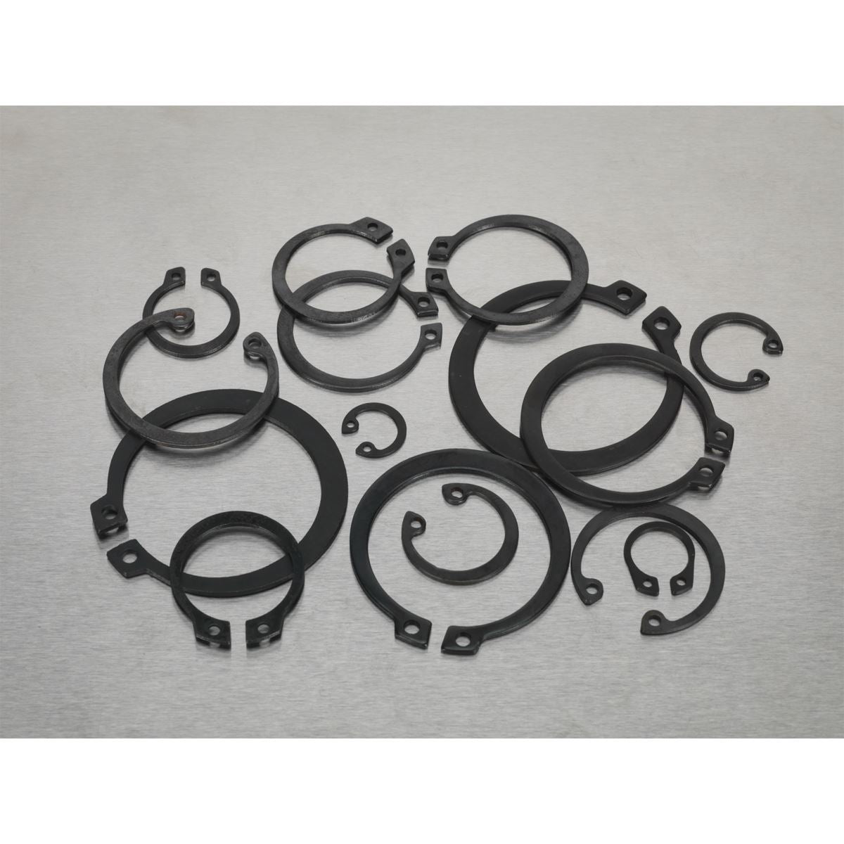 Sealey Circlip Assortment 200pc Internal & External Metric AB017CC