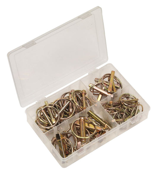 Sealey Linch Pin Assortment 50pc Metric AB022LP