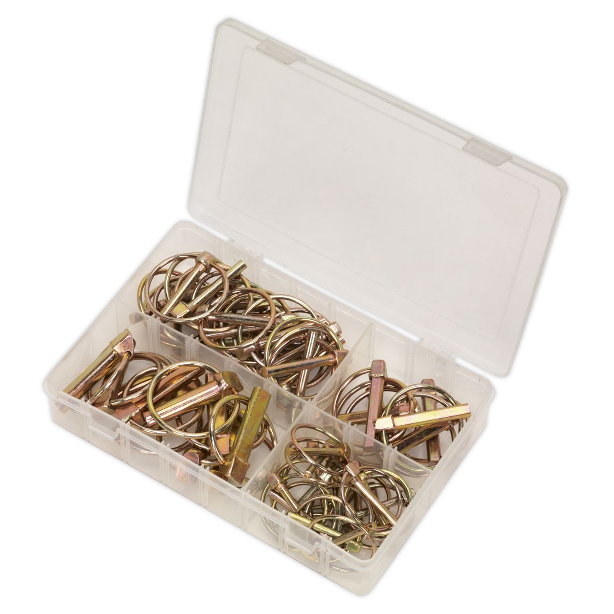 Sealey Linch Pin Assortment 50pc Metric AB022LP