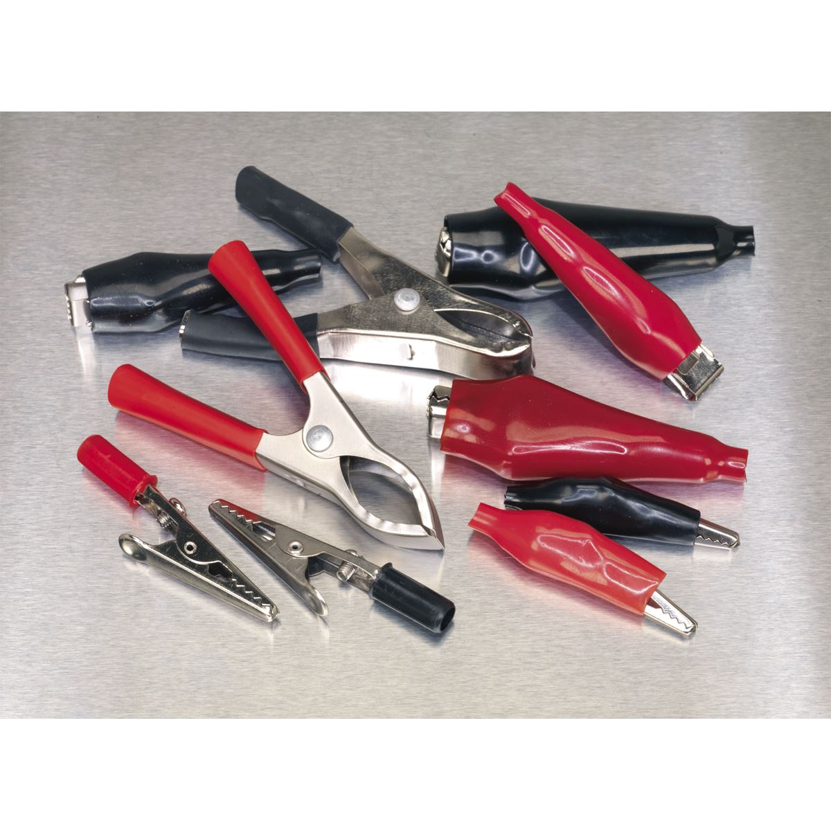 Sealey Crocodile Clip Assortment 60pc Black & Red AB023CA