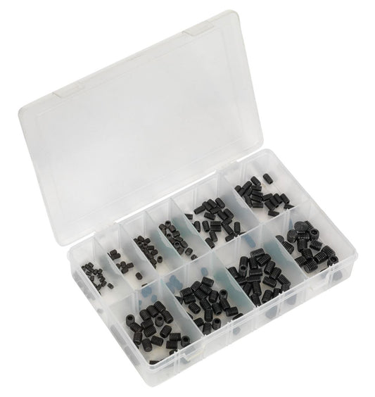 Sealey Grub Screw Assortment 250pc DIN 916 M4-M10 Metric AB045GS