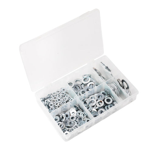 Sealey Flat Washer Assortment 495pc M6-M24 Form C Metric AB056WC
