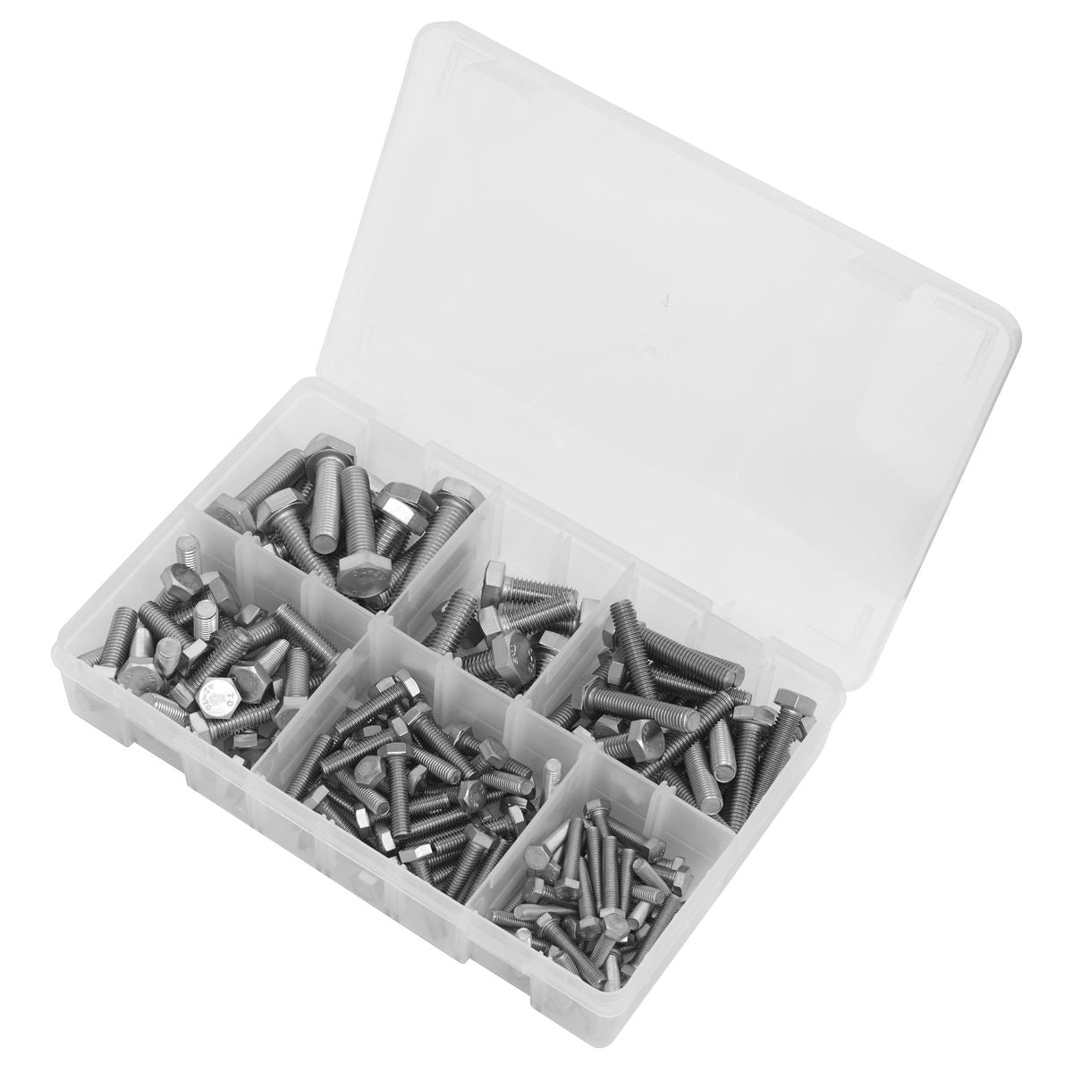 Sealey Stainless Steel Setscrew Assortment 150pc M5-M10 AB078SS