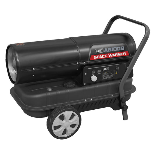 Sealey Space Warmer&reg; Kerosene/Diesel Heater 100,000Btu/hr with Wheels AB1008