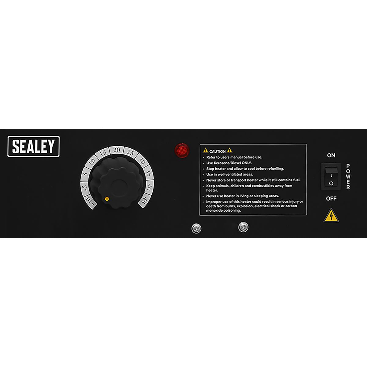 Sealey Space Warmer&reg; Kerosene/Diesel Heater 205,000Btu/hr with Wheels AB2050