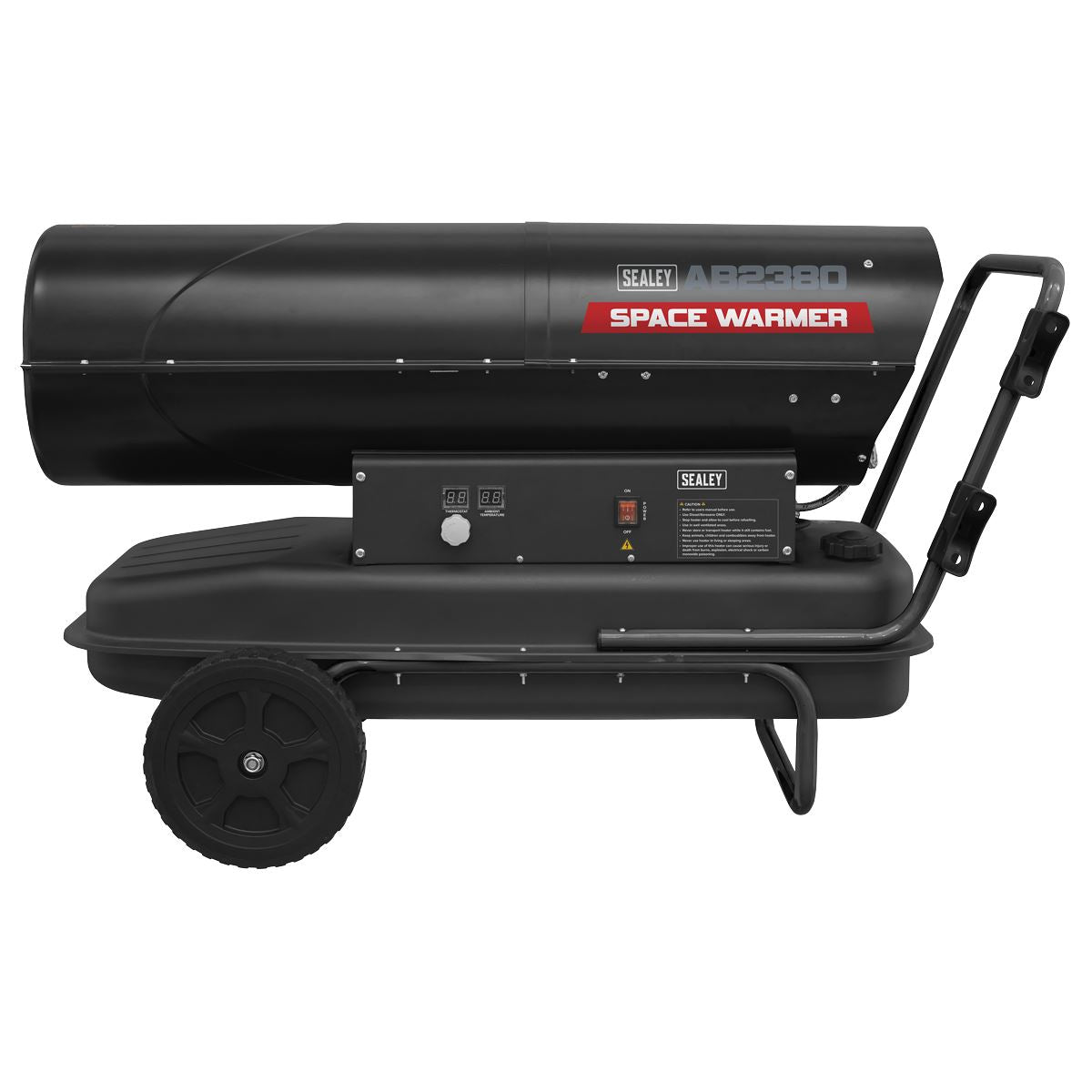 Sealey Space Warmer&reg; Kerosene/Diesel Heater 240,000Btu/hr with Wheels AB2380