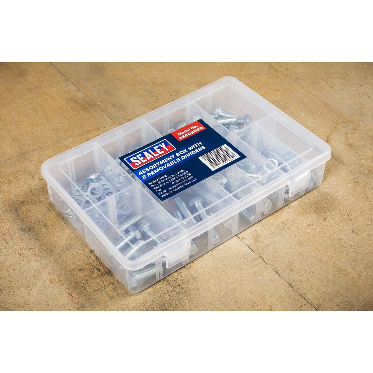 Sealey Assortment Box with 8 Removable Dividers ABBOXMED