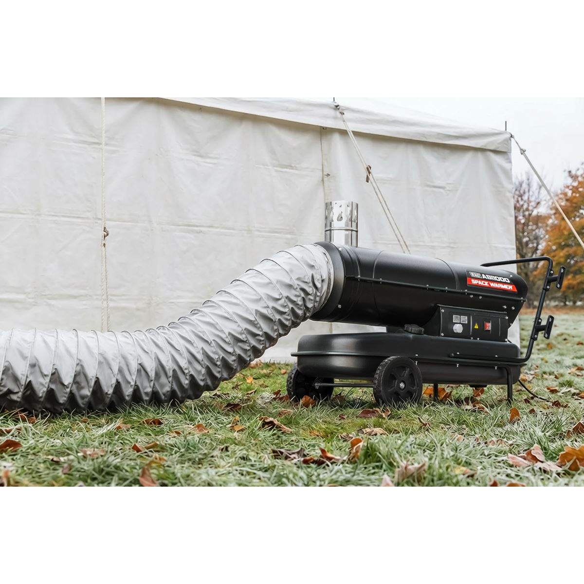Sealey Indirect Space Warmer Kerosene Diesel 102,000Btu/hr With Wheels ABI1000