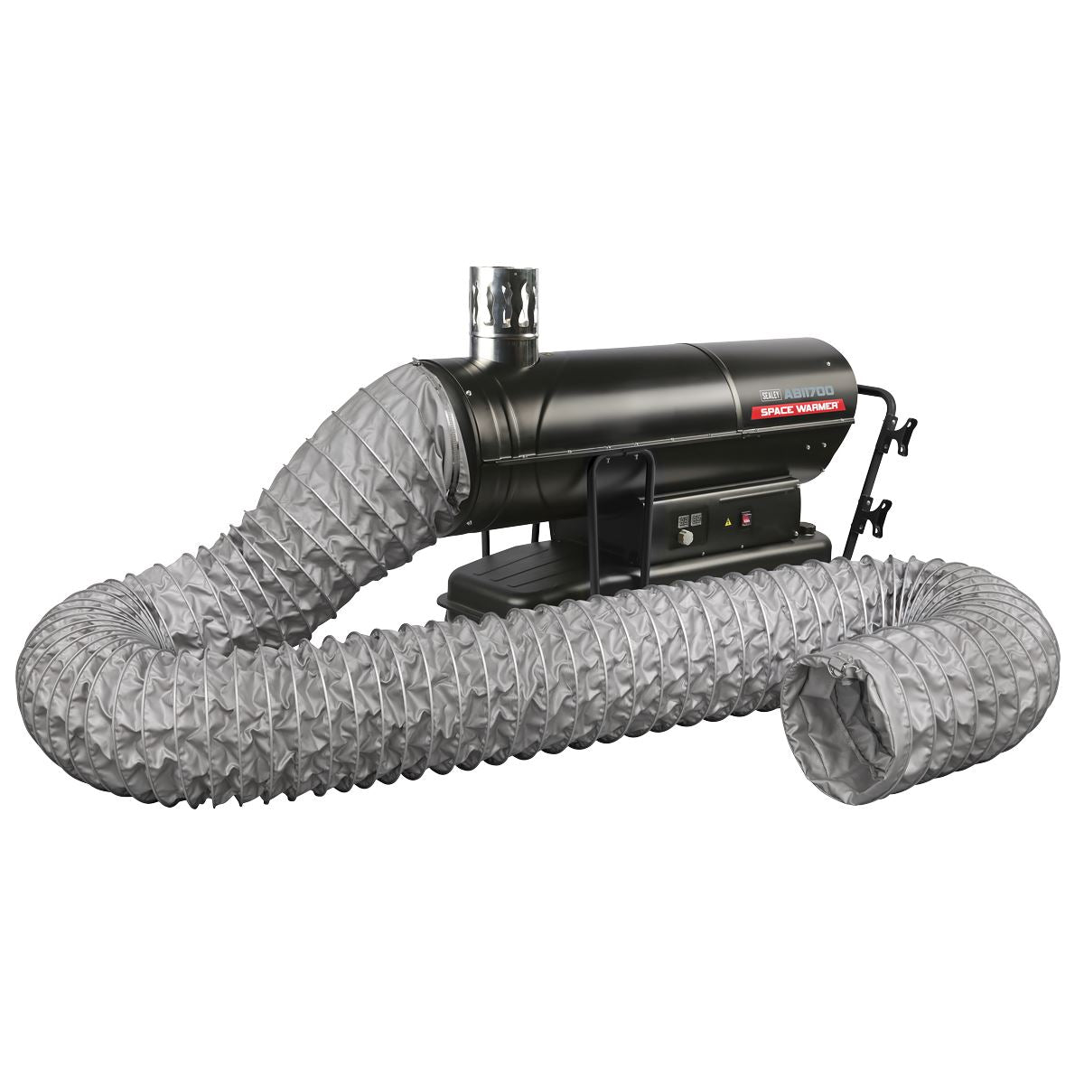 Sealey Space Warmer Kerosene Diesel Heater 170,000 Btu 5M Ducting ABI1700COMBO