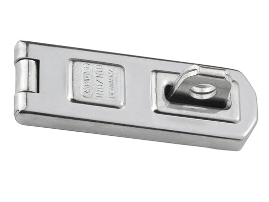 ABUS Mechanical 100/100 Hasp & Staple Carded 100mm ABU100100SC