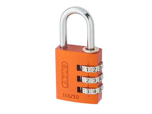 ABUS Mechanical 145/30 30mm Aluminium Combination Padlock Random Colour 46632 ABU14530RC