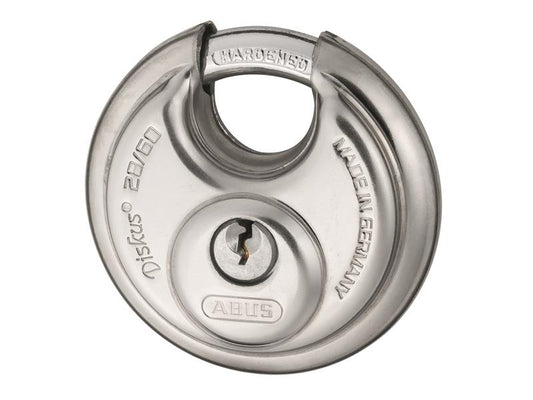 ABUS Mechanical Diskus Padlock Stainless Steel Lock Steel Shackle 28/60mm