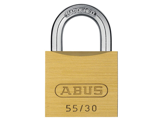 ABUS Mechanical 55/30mm Brass Padlock Keyed Alike 5301 ABUKA02862